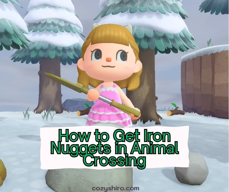 how to get iron nuggets in animal crossing